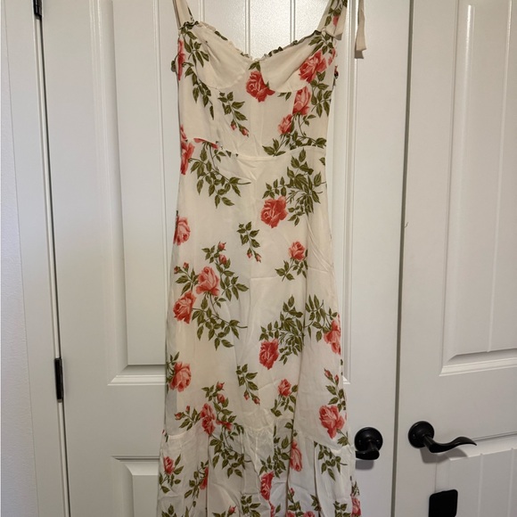 Reformation Nikita Jolie Cream Floral Dress - Picture 3 of 13